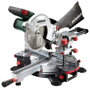Buy miter saw Metabo KGS 18 LTX 216 5.5Ah x2 online :: Characteristics and Photo