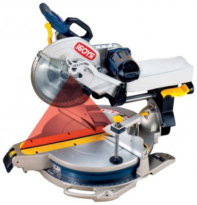 Buy miter saw RYOBI EMS1830SCL online :: Characteristics and Photo