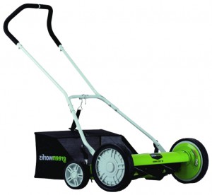 Buy lawn mower Greenworks 25062 18-Inch online :: Characteristics and Photo