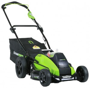 Köpa gräsklippare Greenworks 2500407 G-MAX 40V 18-Inch DigiPro uppkopplad :: egenskaper och Fil
