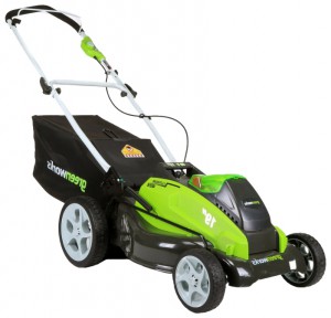 Köpa gräsklippare Greenworks 25223 G-MAX 40V Li-Ion 19-Inch uppkopplad :: egenskaper och Fil