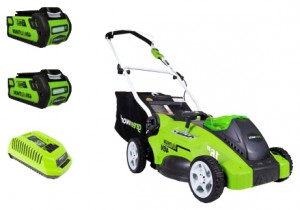 Satın almak çim biçme makinesi Greenworks 2500007vc G-MAX 40V G40LM40K2X çevrimiçi :: özellikleri ve fotoğraf