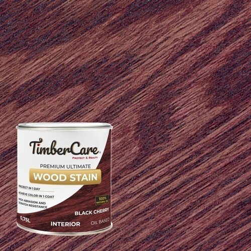 фотография Тонирующее масло TimberCare Wood Stain 750 мл Черешня 350032, купить онлайн за 2498 рубл